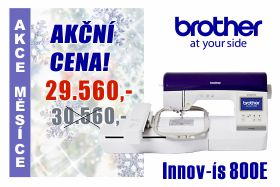 Vyšívací stroj Brother NV 800 E Vyšívací stroj Brother NV 800 E za výhodnou akční cenu