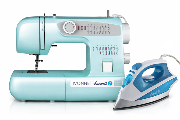 Šicí stroj Lucznik Ivonne - tyrkysový šicí stroj