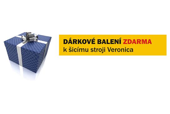 Zabalit šicí stroj Veronica pod stromeček půjde snadno