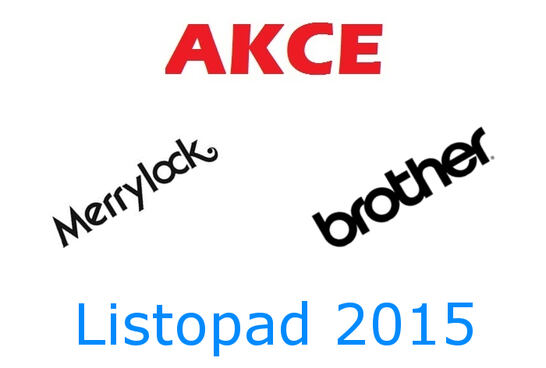 Výjimečné akce Brother a Merrylock do konce listopadu