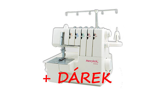 Overlock - coverlock Merrylock MK 3050 CL + DÁREK