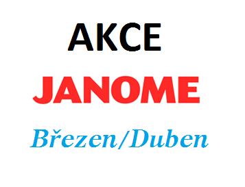 Jarní akce? Janome Březen/Duben