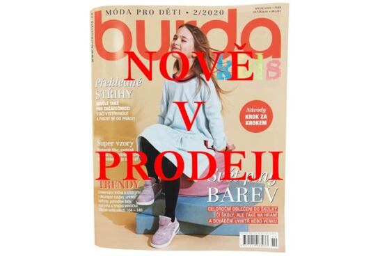 Burda Kids 2/2020 v prodeji!