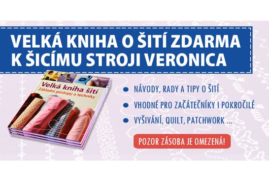 Velká kniha šití jako dárek ke stroji zdarma