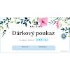 Dárkový poukaz květiny 2000 Kč