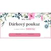 Dárkový poukaz květiny 5000 Kč