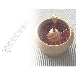 Jehly na korálky rokajl - zahnuté (3ks)