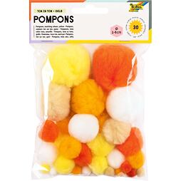 Bambulky - pompony (30 ks)
