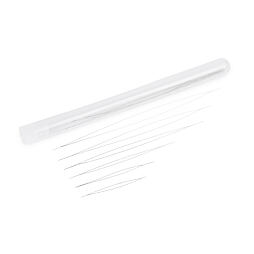 Jehly na korálky - rozevírací (mix 6ks)