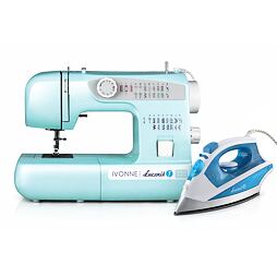 SET - Šicí stroj Lucznik Ivonne + žehlička Lucznik SI-720