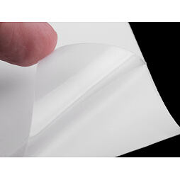 Samolepící záplata 7,5x153cm - transparentní, rychloopravná