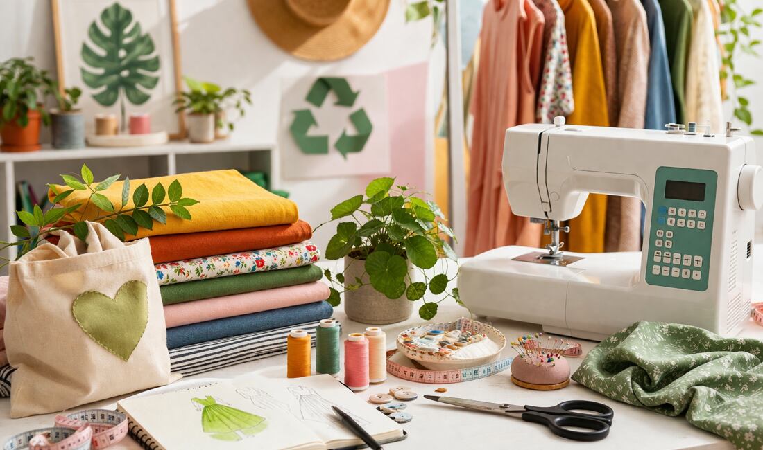 Udržitelný šatník - šití je cesta
