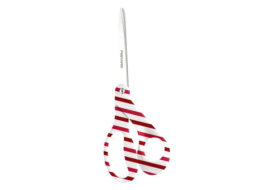 Univerzální nůžky Classic (21cm) FISKARS - červené proužky