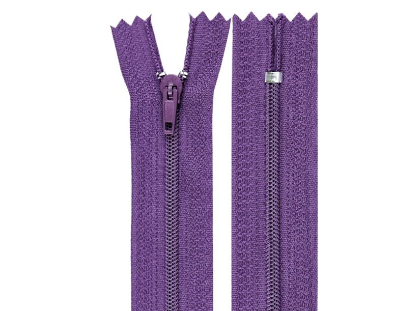 Zip plastový spirálový nedělitelný 4mm délka 60 cm