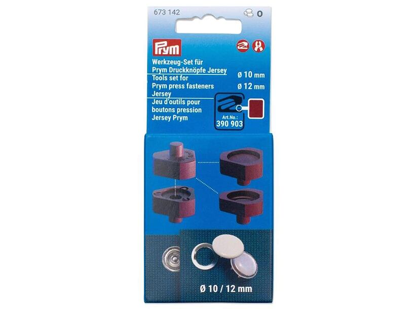Přípravek pro nýtování druků JERSEY (10 a 12mm) pro Vario Creative Tool - PRYM