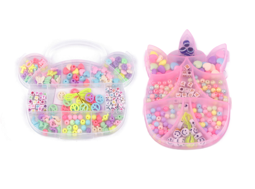 Sada korálků s pruženkou v boxu