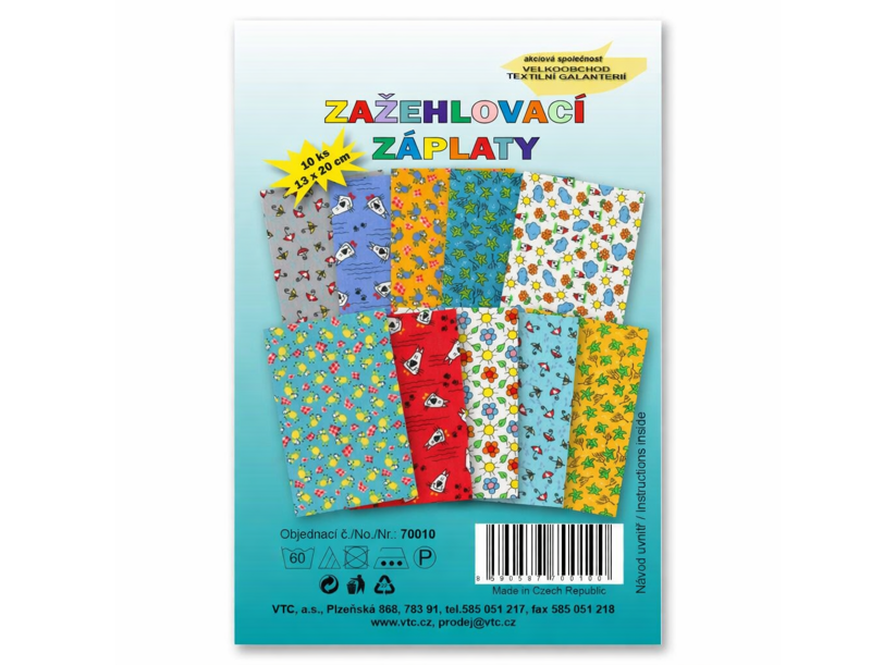Záplaty zažehlovací - dětské (10ks)