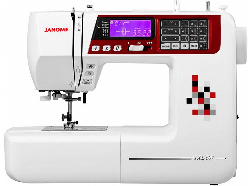 Šicí stroj Janome 607 TXL + stolek