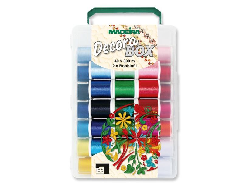 Vyšívací nitě Madeira Decora box (40x300m)