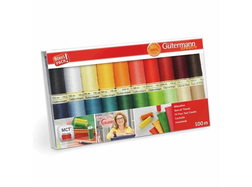 Sada šicích nití PES Gütermann Creativ 2 (20x100m)