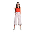 Střih Burda červený 5808 - kalhoty se stahováním v pase, šortky, kraťásky, culottes
