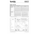 Střih Burda zelený 6602 - mikina, triko krátký nebo dlouhý rukáv